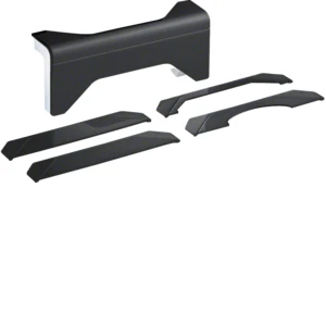 Transition piece for skirting duct Hager