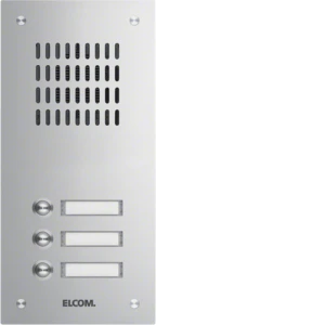 Push button panel door communication Elcom