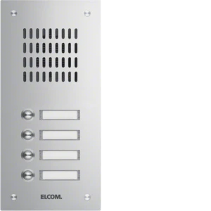 Push button panel door communication Elcom