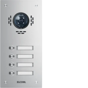 Push button panel door communication Elcom