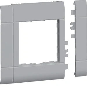 Device cover plate for wall duct Hager