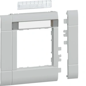 Device cover plate for wall duct Hager
