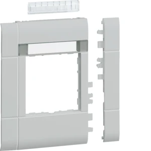 Device cover plate for wall duct Hager