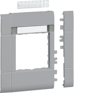 Device cover plate for wall duct Hager