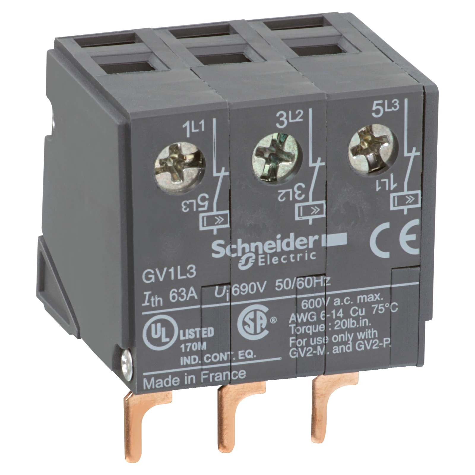 Limiteur de courant Schneider Electric TeSys GV2