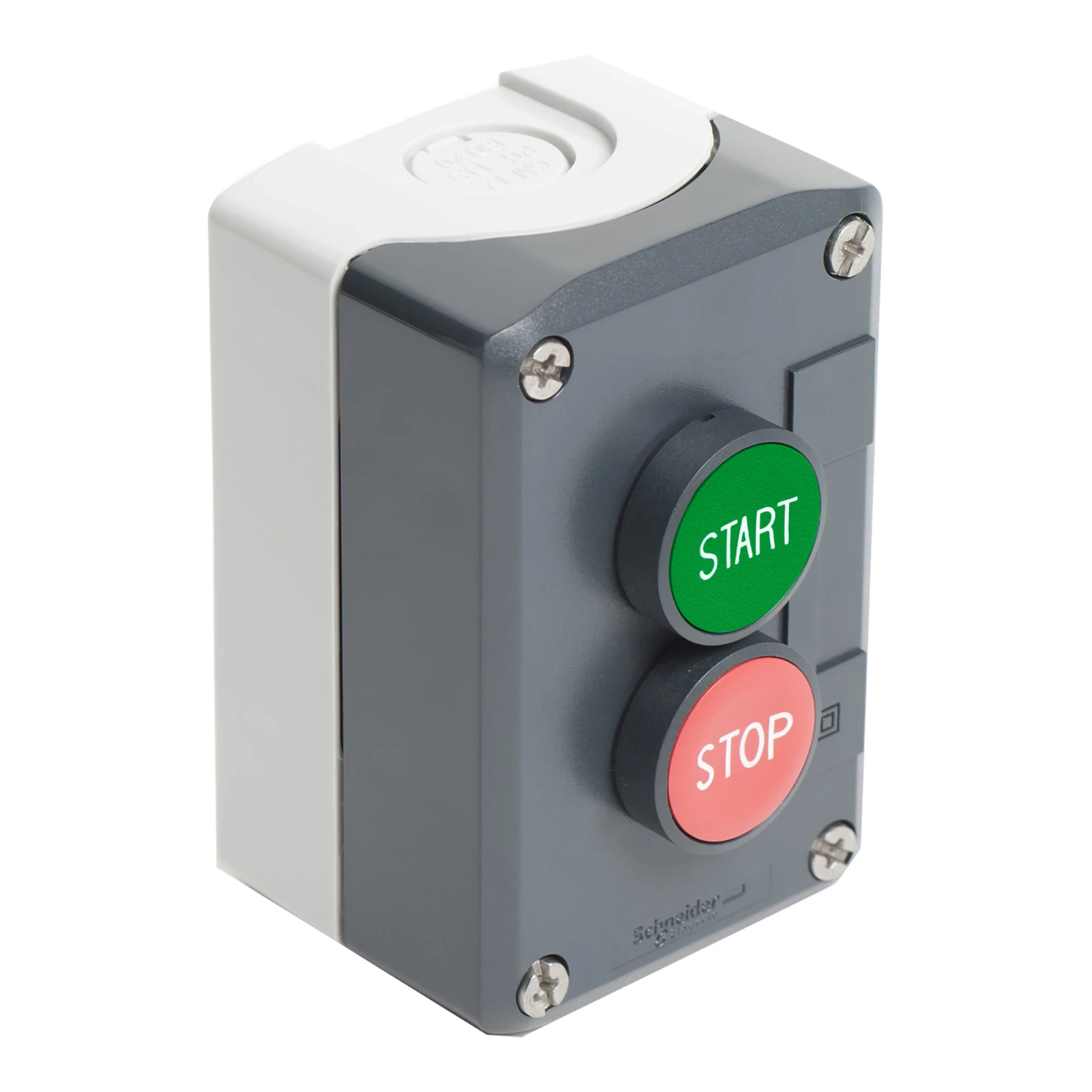 Control circuit devices combination in enclosure Schneider Electric Harmony XALD, XALK