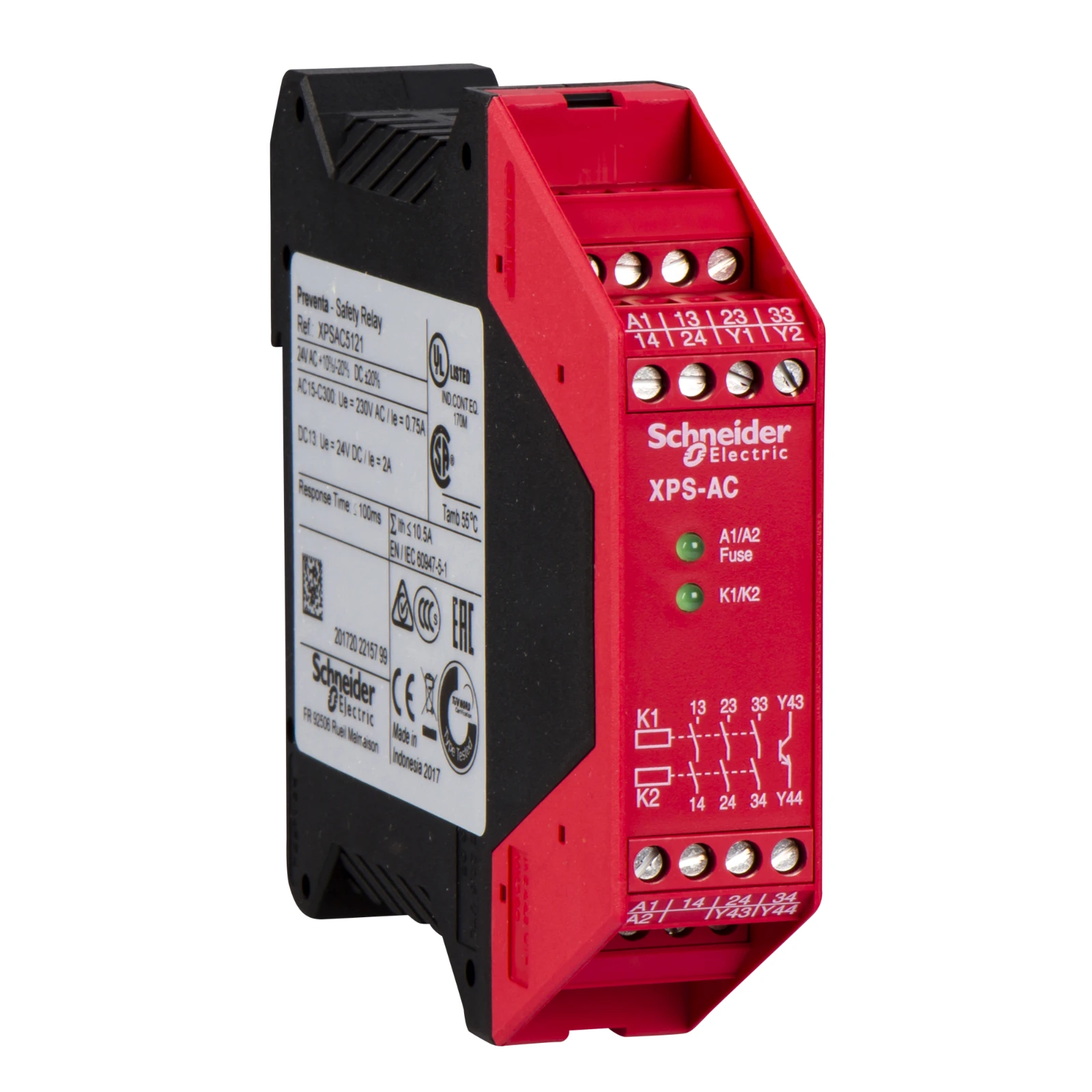Relais voor bewaking van veiligheidsstroomcircuits Schneider Electric Preventa XPS