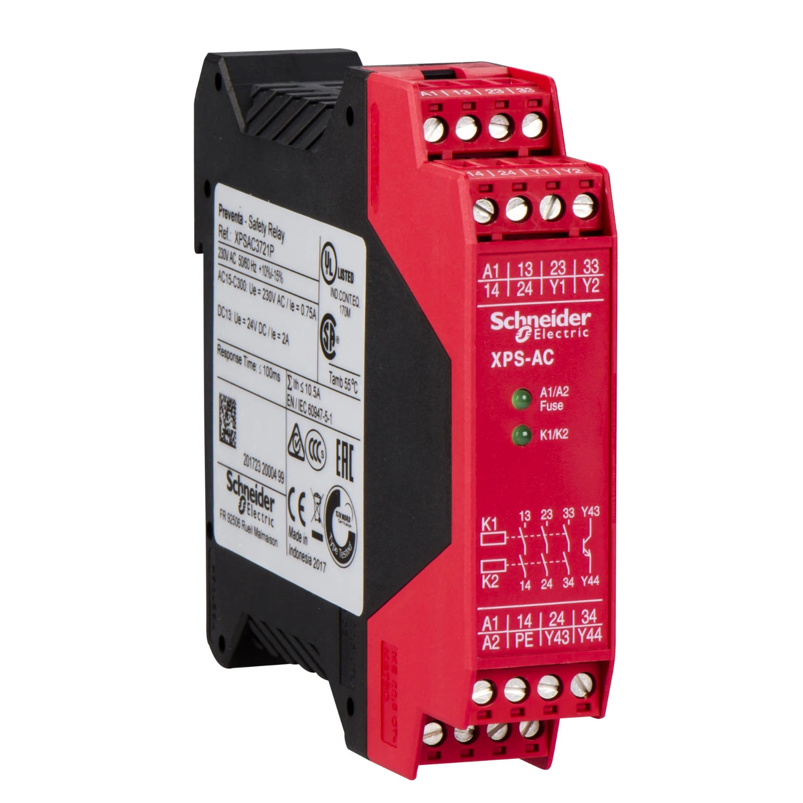 Relais voor bewaking van veiligheidsstroomcircuits Schneider Electric Preventa XPS