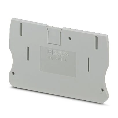 Endplate and partition plate for terminal block Phoenix Contact