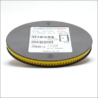 HODS85-3-PVC-YE-M4 HELLERMANN MARKERING OVAAL 1.8-6.3 GE-3