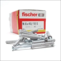 FISCHER, FISCHER N 6X40/10 S NAGELPLUG (50)