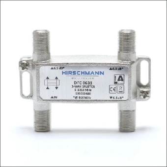 DFC 0631 HIRSCHMANN VERDELER 3V+F-CONN AANSL