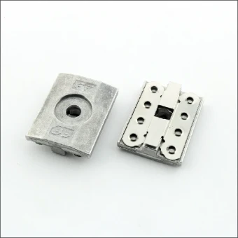 1003022 CLICK-FIT MODULE KLEMPLAAT KLEUR ALU