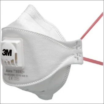 9332+BULK 3M STOFMASKER + VENTIEL AURA FFP3