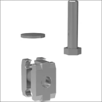 ABB, XLP 2/3 Double Clamp 35-150 mm2