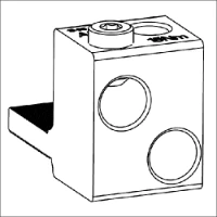 ABB, XR- 1 CABLE CLAMP DOUBLE FOR 2/3POL