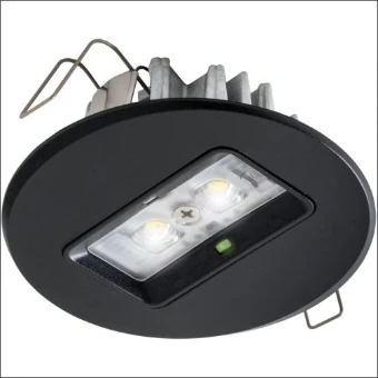 EVA-R-DWI-X/ZWART VAN LIEN NOODARM INB LED DC/CON 230V ZW