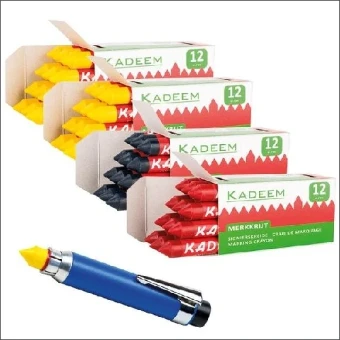 55351070 KADEEM MERKKRIJT SET 4DOOS +HOUDER