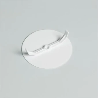 1331 ATTEMA AFDEKPL ROND VEREND 95MM WIT