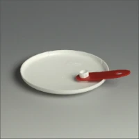 ATTEMA, Sierafdekplaat rond