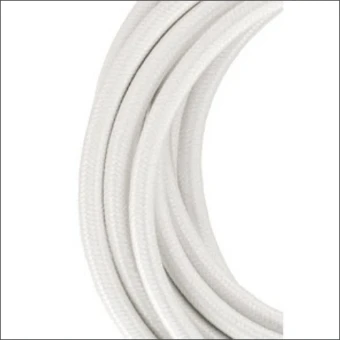 139673 BAILEY TEXTILE CABLE 2C WHITE 3M