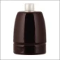 139705 BAILEY LAMPHOLDER PORCELAIN E27 BROWN