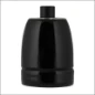 139706 BAILEY LAMPHOLDER PORCELAIN E27 BLACK