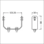 145854 OSRAM LEDRIVING DUTY MOUNTING KIT