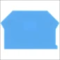  CONTA-CLIP EINDPLAAT BLAUW