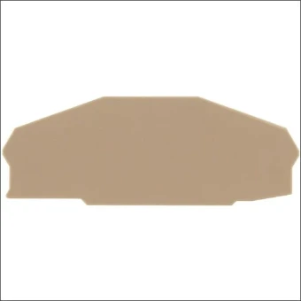 ZAP 2.5/4A BEIGE CONTA-CLIP EINDPLAAT 2.5MM 4A BEIGE