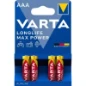  VARTA BATTERIJ ALK 1.5V LR03 AAA 1=4