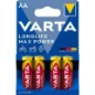  VARTA BATTERIJ ALK 1.5V LR06 AA 1=4