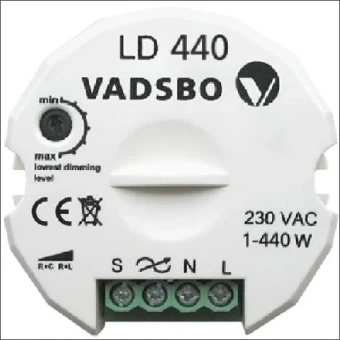 DIMMER LD440 VADSBO DIMMER UNIV PUSH 1-400W