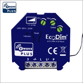 ECO-DIM.10 ZWAVE ECODIM DIMMER LED 250W RC ZWAVE