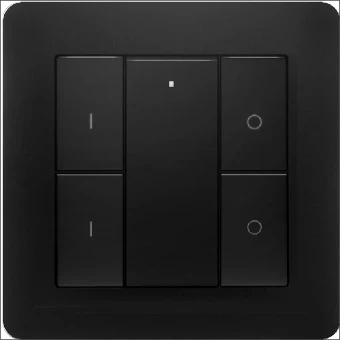 ED-10013 ECODIM SCHAK DRAADL 2GRP ZIGB ZWART