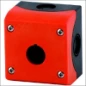  EATON OPBOUWKAST ZWART DEKSEL ROOD