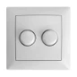 ED-10075 ECODIM CPL+KNOP DUO BJ BALANCE SI WIT