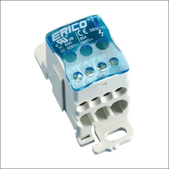 UD-80A ERIFLEX VERDEELBLOK 1P 80 A