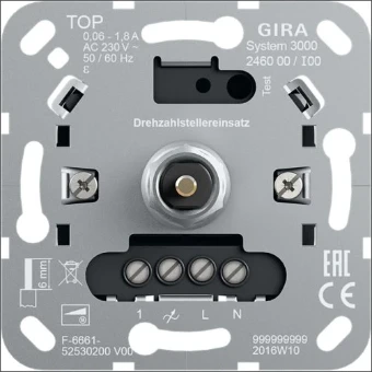 246000 GIRA TOERENTALREG -B EL BASISEL