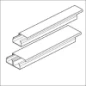  JSL LEIDINGKOKER+TAPE 2000X20X10MM