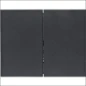 85142175 BERKER DRUKKNOP 2-VOUDIG K.1 ANTRACI