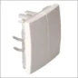 85142189 BERKER DRUKKNOP 2V S/B WITGL