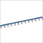 KB163N HAGER KAMRAIL 1P NUL BLAUW 13MOD