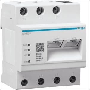 XEM520 HAGER LOAD MANAGEMENT MODULE 20/OCPP