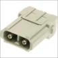  HARTING HAN 40A AXIAL MODULE. MALE 6-1