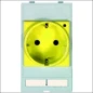  HARTING PLUG SOCKET MODULE GERMANY YEL