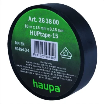 263800 HAUPA ELEKTRO-ISOLATIETAPE 15MMX10M