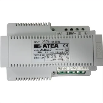 ALD 117 ATEA VOEDINGSEENHEID 6VDC 9/12VAC