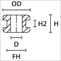 HELLERMANN, HV1207-PVC-FR-BK (1000)