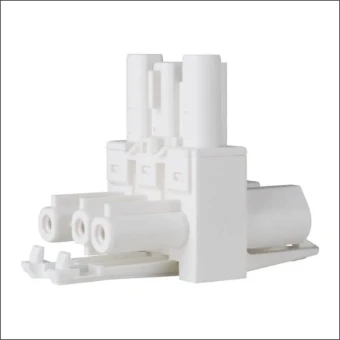 AC 166 GVTA 3/3 ADELS SPLITTER 3P 1IN/2UIT KOPP WIT